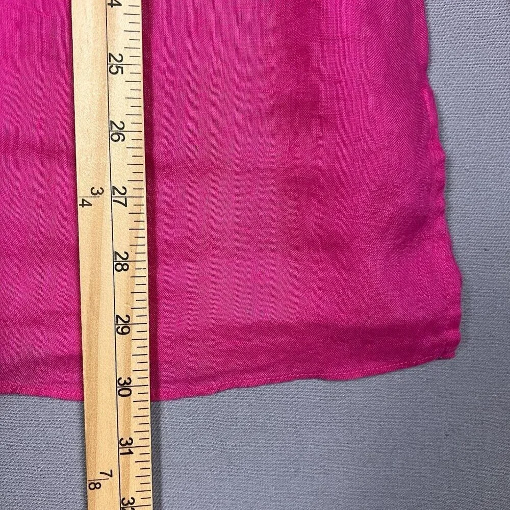 Ralph Lauren LRL 100% LINEN Tunic EMBROIDERED Women's Size 1X Long Sleeve Shirt - Picture 10 of 12